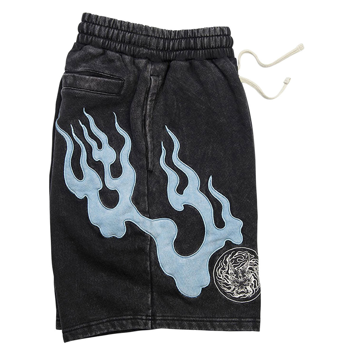 DGK Storm Fleece Shorts - Washed Black image 3