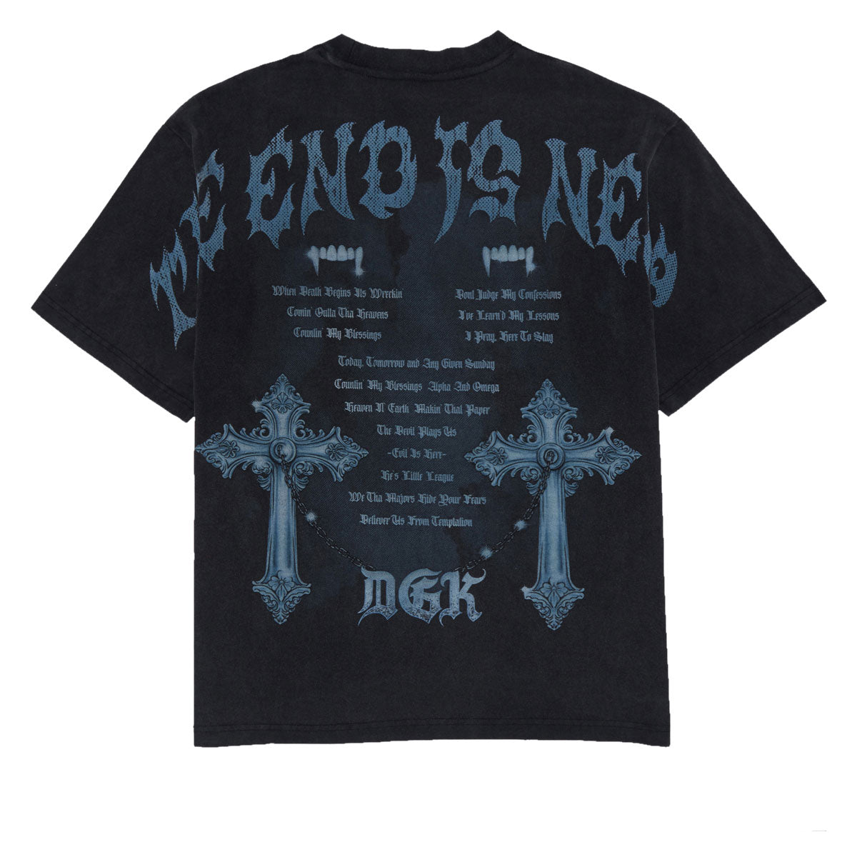 DGK Realm Knit T-Shirt - Vintage Black image 2