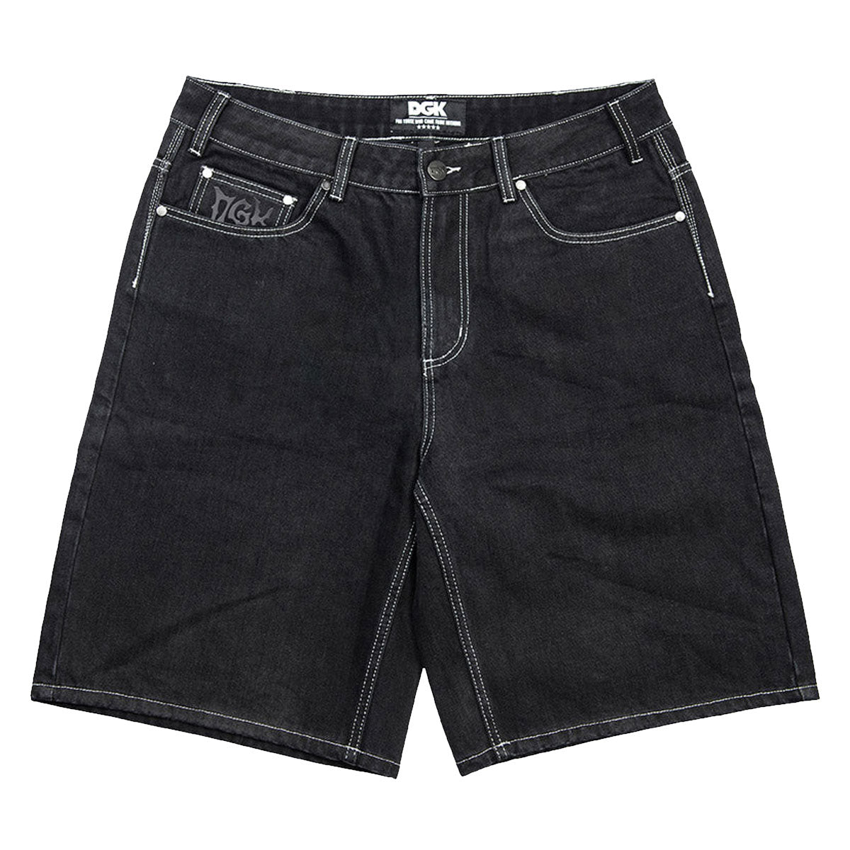 DGK Sovereign Denim Shorts - Washed Black image 1