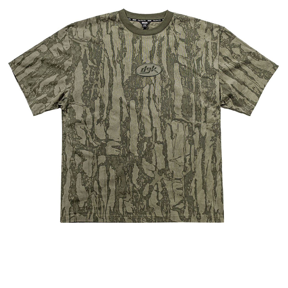 DGK Cortex Knit T-Shirt - Bark Camo image 1