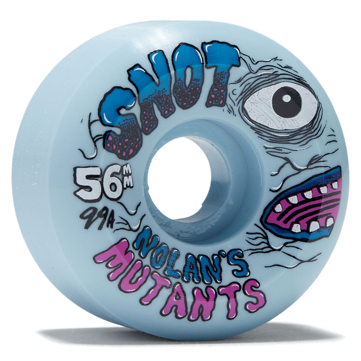 Snot Nolan Mutants 99a Skateboard Wheels - Ice Blue - 56mm image 1