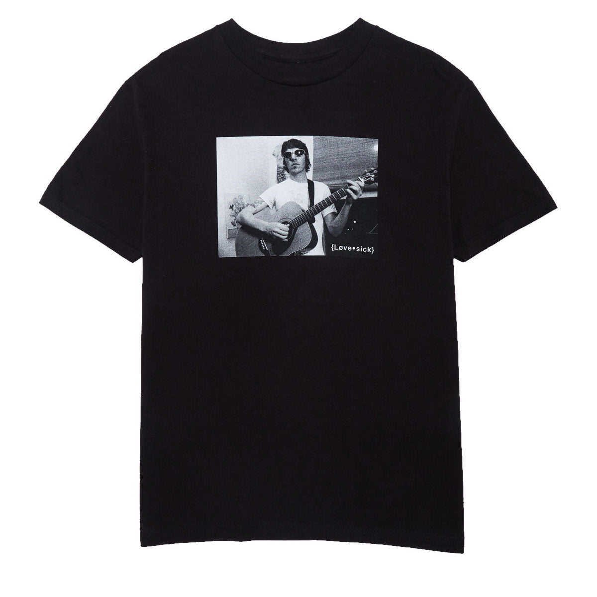 Lovesick Coming Up Roses T-Shirt - Black Garment Dyed image 1