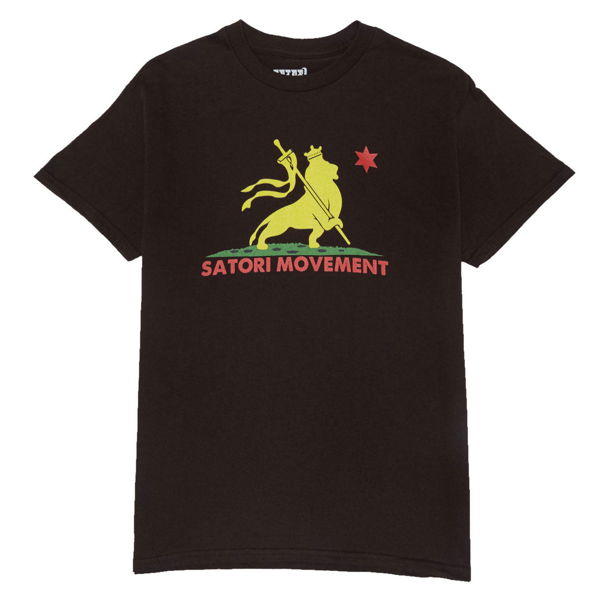 Satori Movement Cali Lion T-Shirt - Dark Chocolate image 1