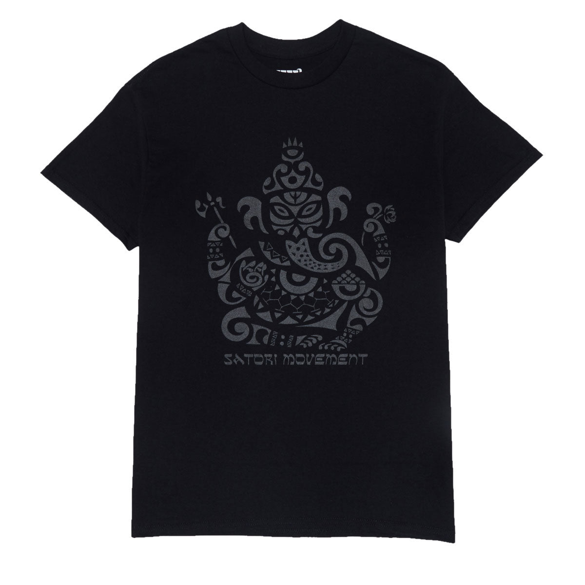 Satori Movement Elephant Tribal T-Shirt - Black image 1