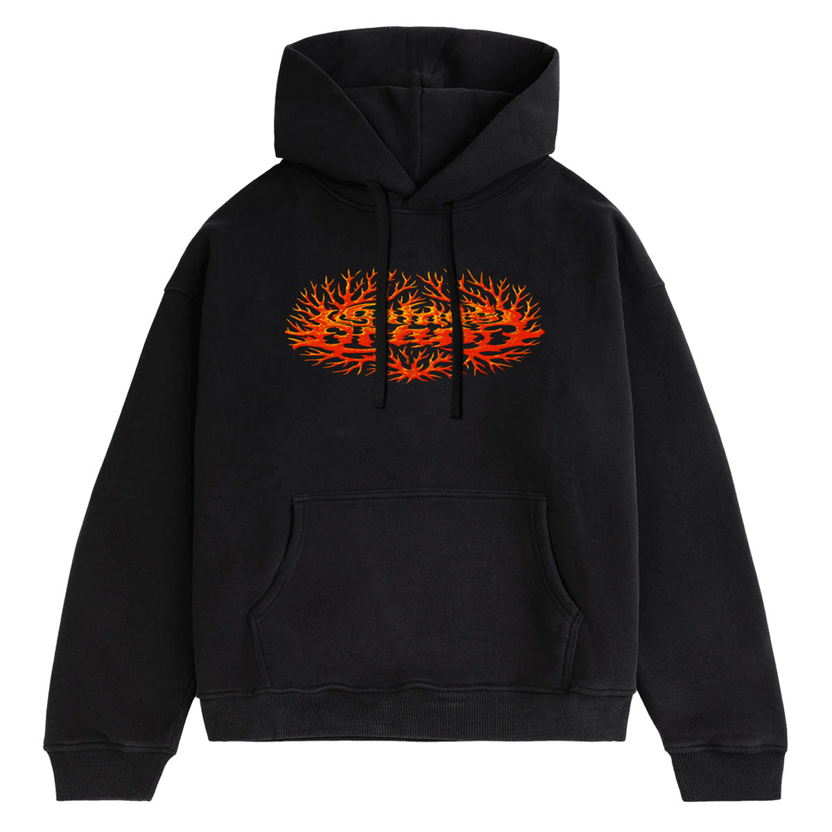 Satan's Drano Coral Logo Hoodie - Black image 1