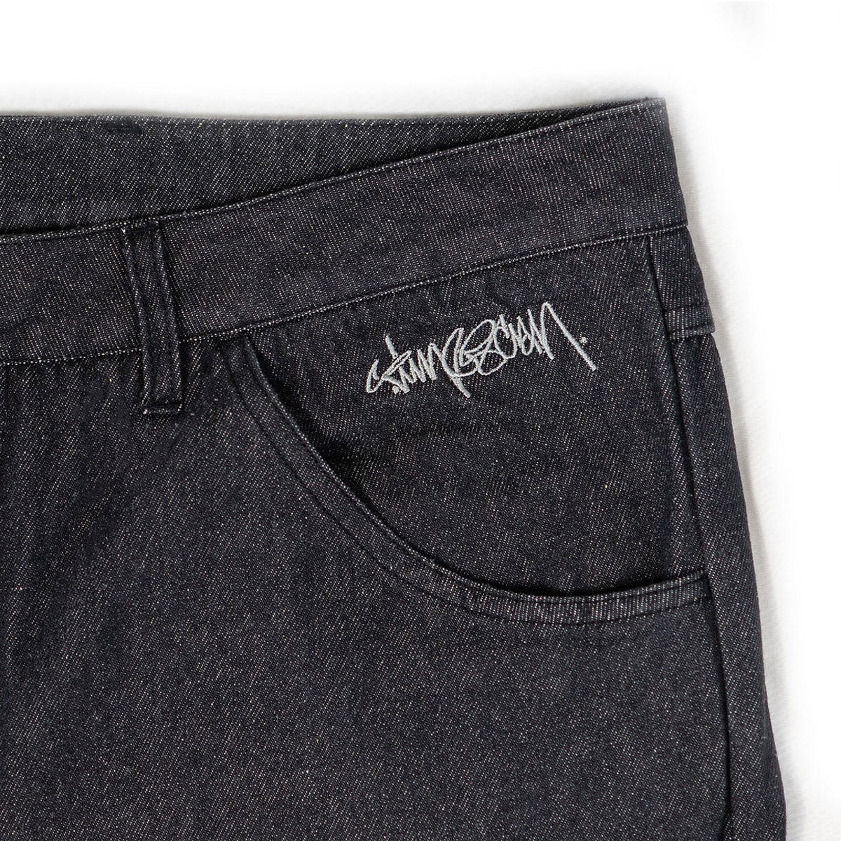 Timescan Relaxed Denim Jeans - Black image 3