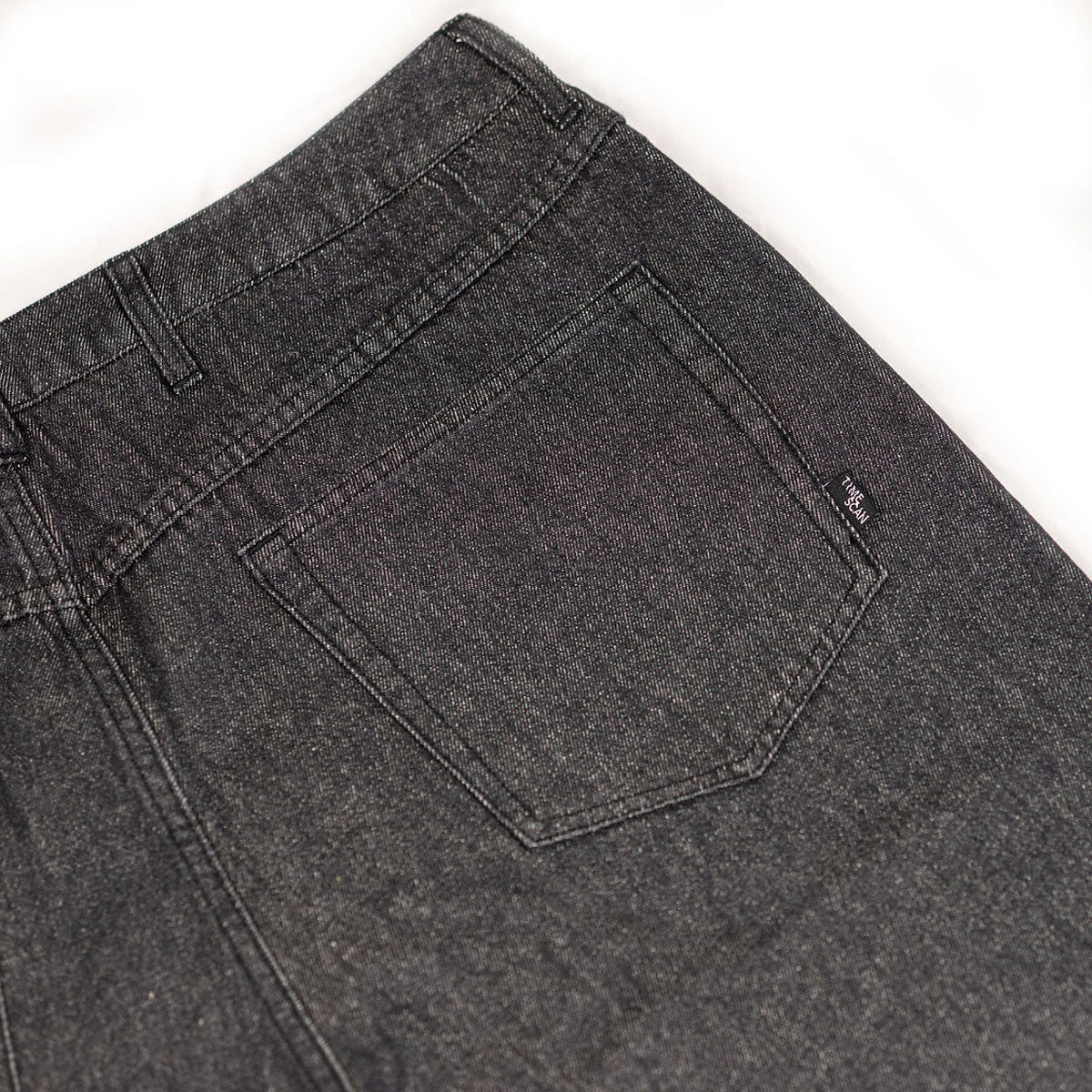 Timescan Relaxed Denim Jeans - Black image 4
