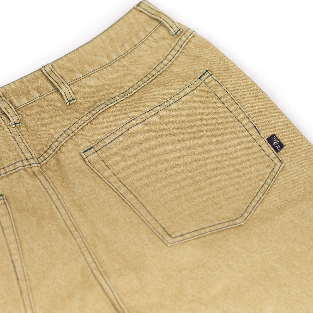 Timescan Relaxed Denim Jeans - Khaki image 5