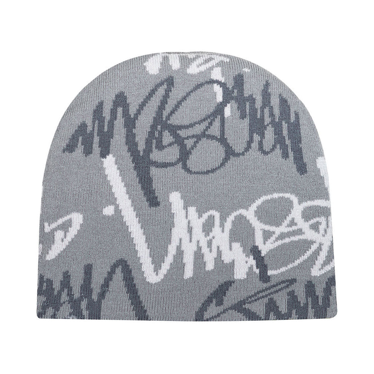 Timescan Script Camo Reversible Beanie - Concrete/Woodland image 1