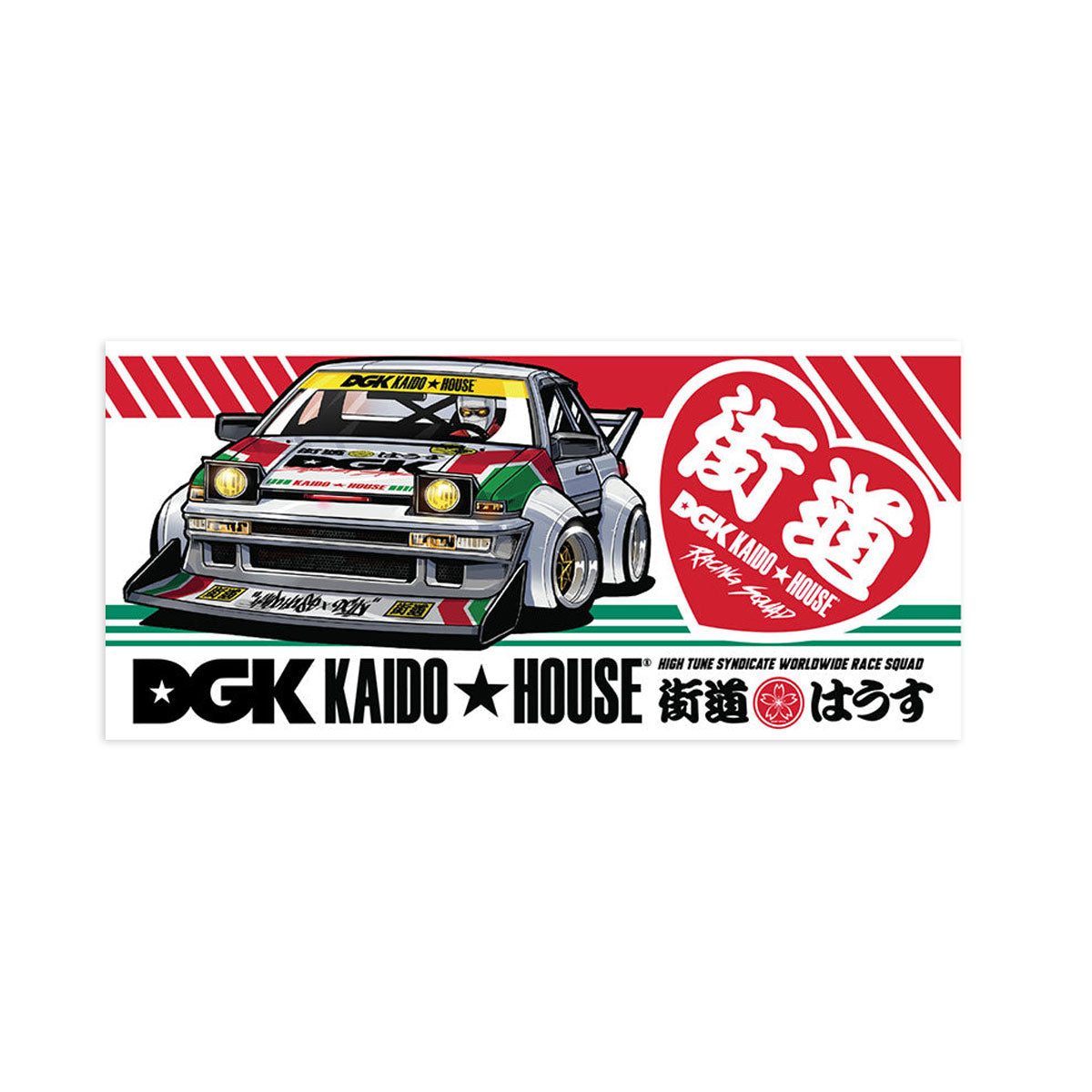 DGK x Kaido House Raceway Sticker - Multi image 1
