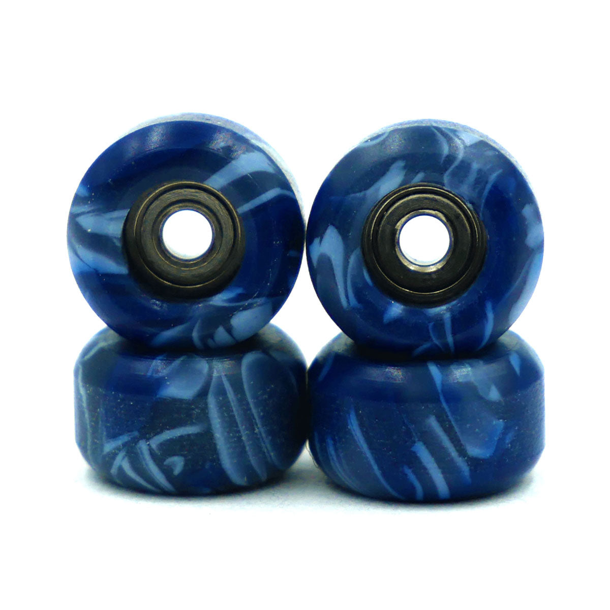 SlushCult Swirl Grom Fingerboard Wheels - Blue image 1