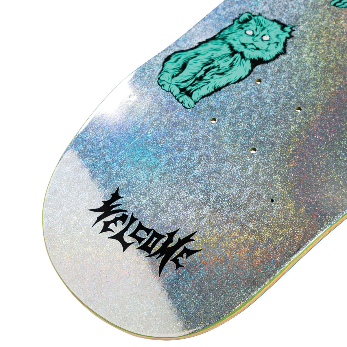 Welcome Fairy Tale Nora Vasconcellos On Sphynx Skateboard Deck - Glitter Prism Foil - 8.80