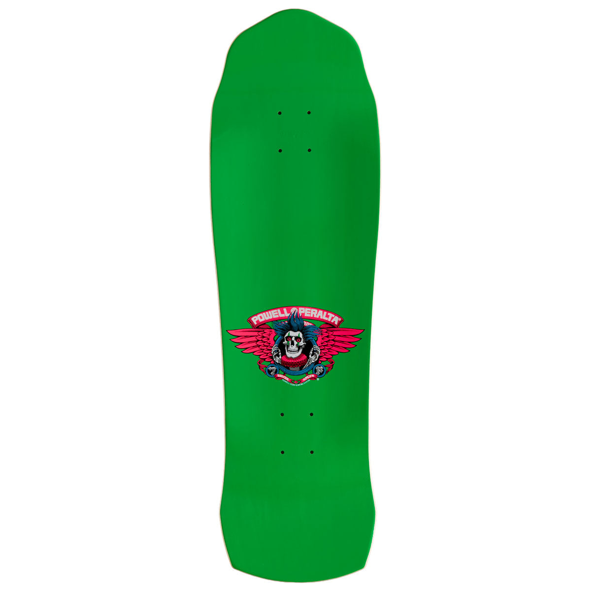 Powell-Peralta Chris Hiett Skull Skateboard Complete - Neon Green/Blue Foil - 10.00