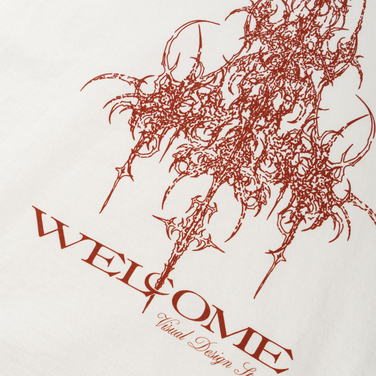 Welcome Chandelier T-Shirt - White image 4
