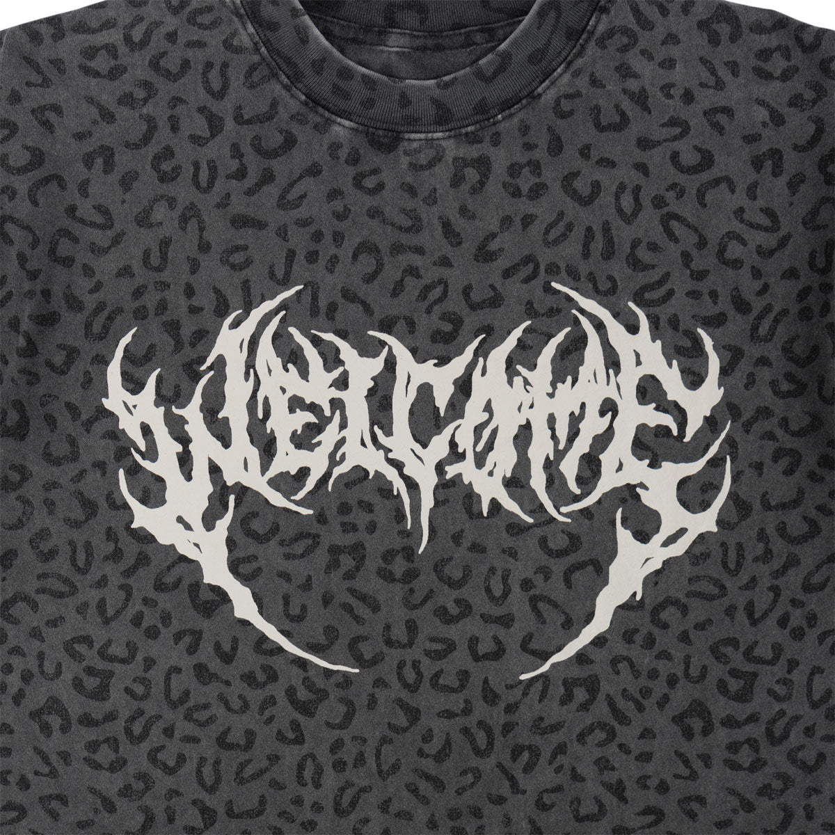 Welcome Fang T-Shirt - Vintage Black/Leopard image 2