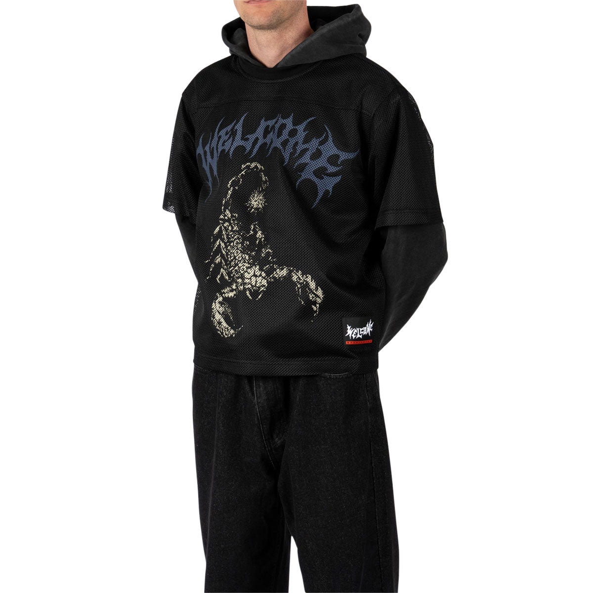 Welcome Mace Football Jersey - Black/Blue image 2
