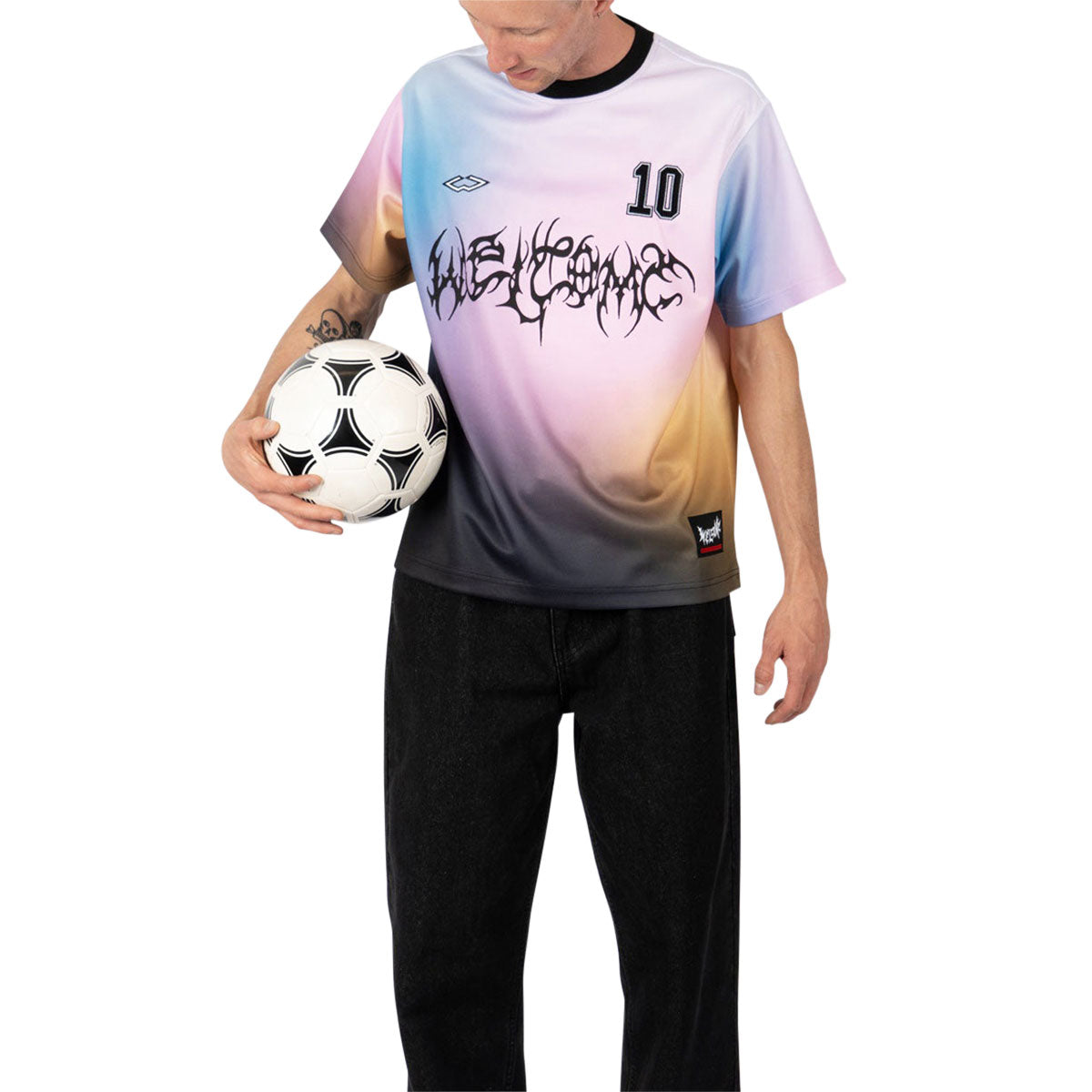 Welcome Pitch Micromesh Soccer Jersey - Multi image 4