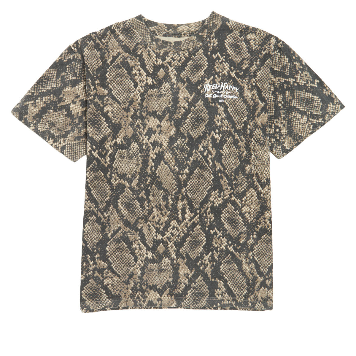Reel Happy Hanten No Aru T-Shirt - Rattlesnake Camo image 2