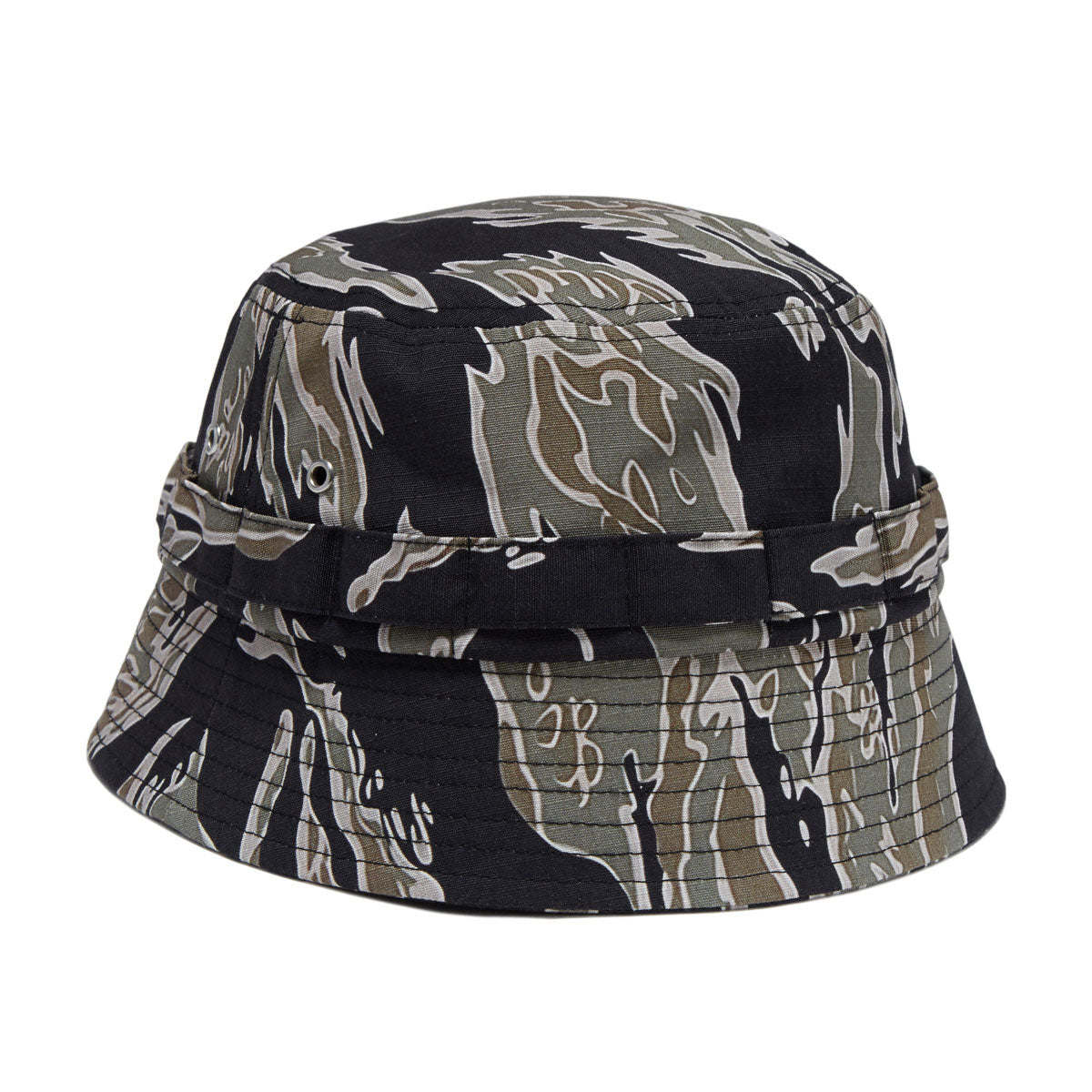 XLarge Ripstop Label Bucket Hat - Olive image 2