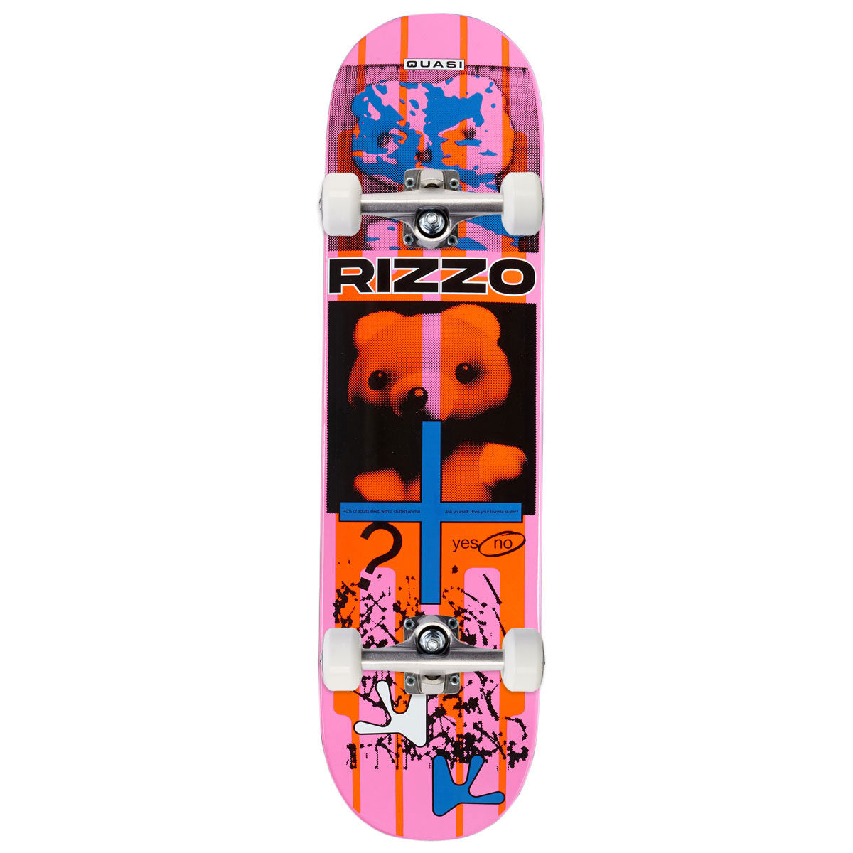 Quasi Rizzo Stuffie Skateboard Complete - 8.125