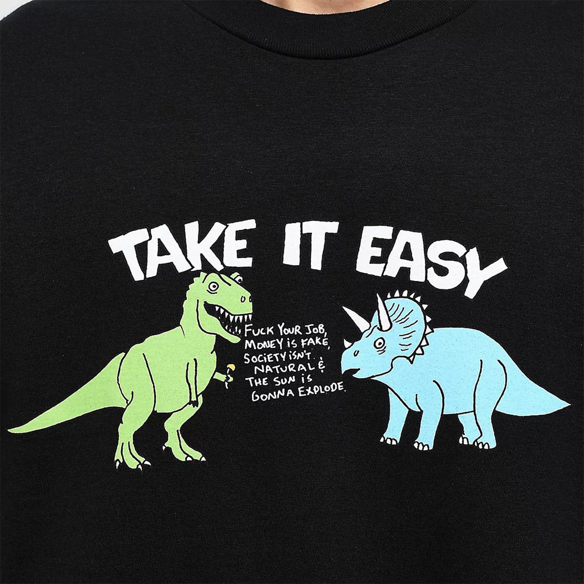 Porous Walker Take It Easy T-Shirt - Black image 2