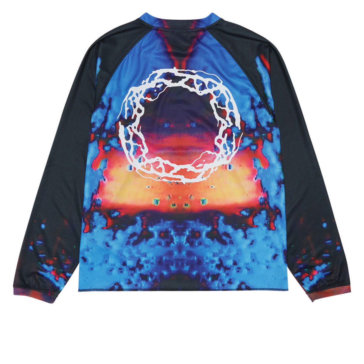 Quasi Gasser Moto Long Sleeve Jersey - Electric Blue image 2