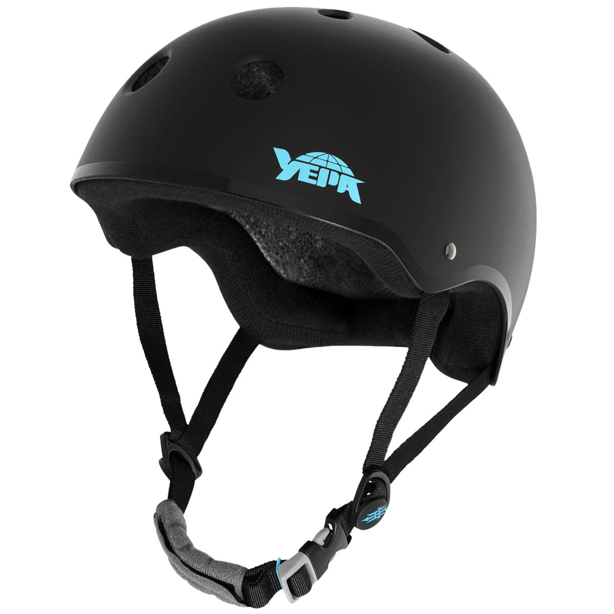 Yepa T-Shell Hawk Helmet - Matte Black/Teal image 1