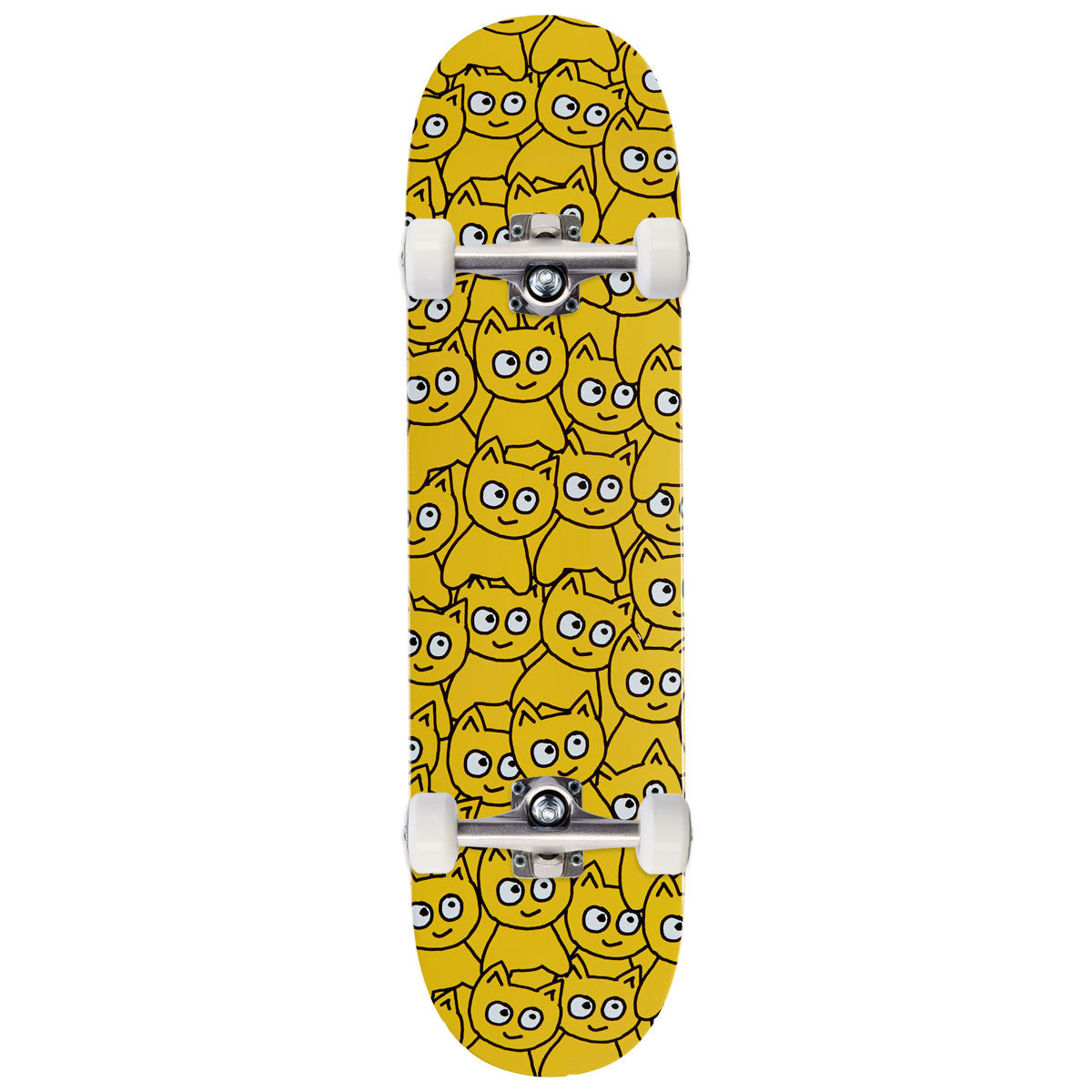 Meow Sticker Pile OG Skateboard Complete - 7.50