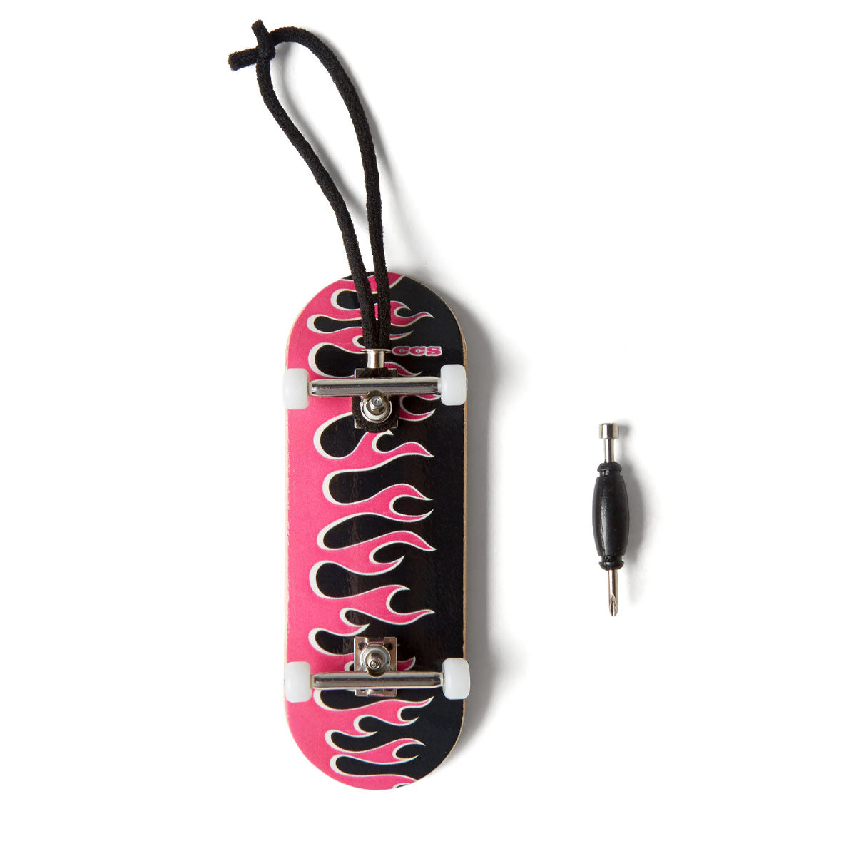 CCS Flames Fingerboard - Black/Pink image 2