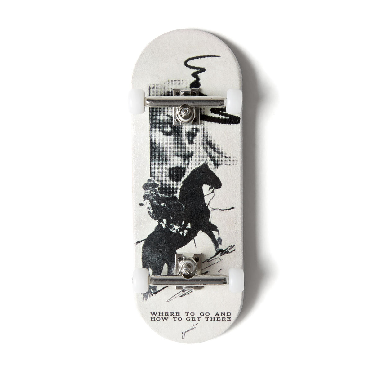 CCS x Zanereti Where To Go Fingerboard - White image 1