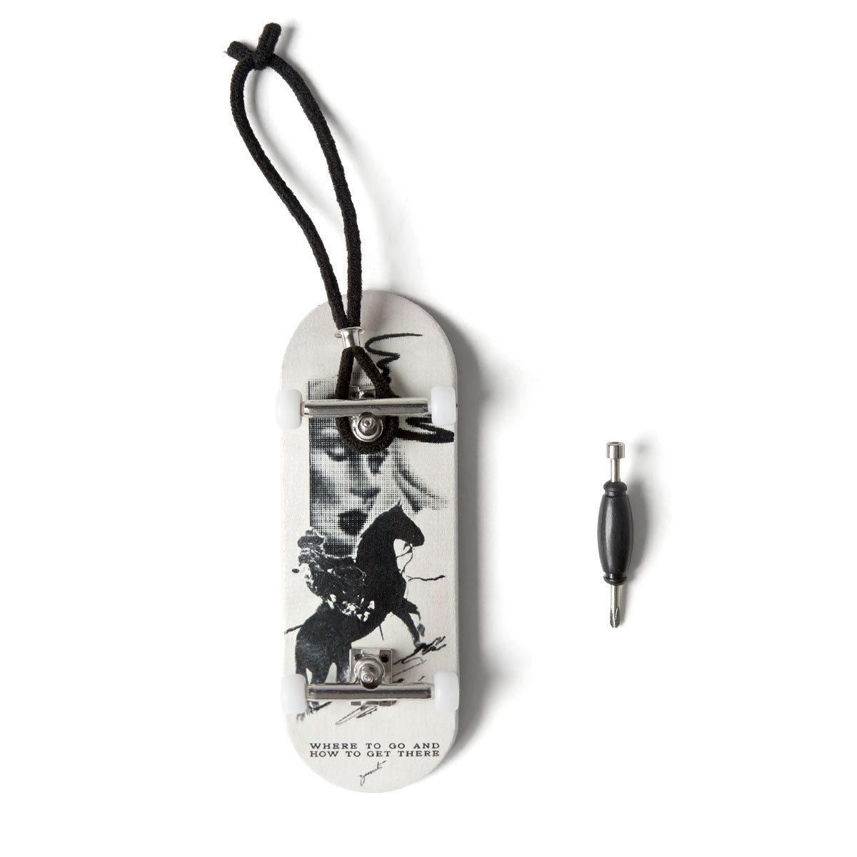 CCS x Zanereti Where To Go Fingerboard - White image 2