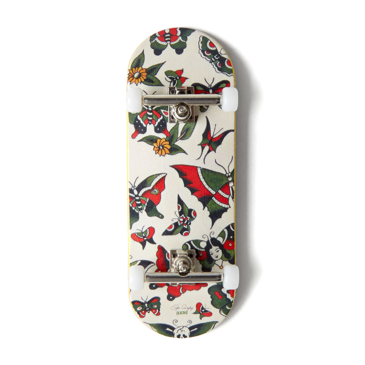 CCS x Quigley Butterfies Fingerboard - White image 1