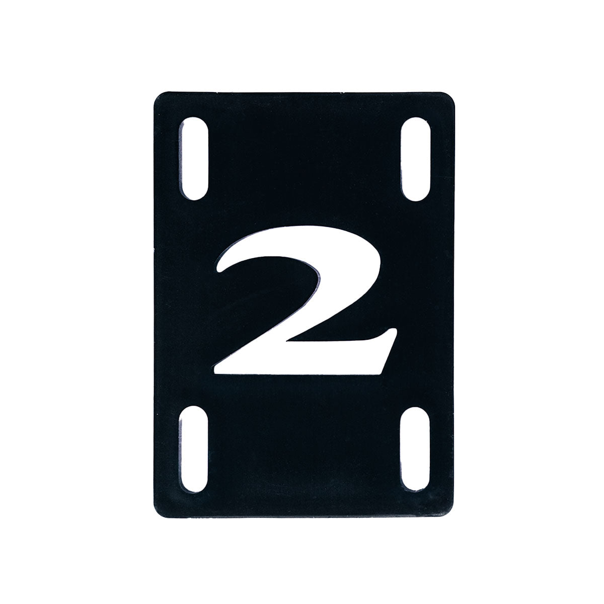 2 Riser Pads Risers - Black - 1/4