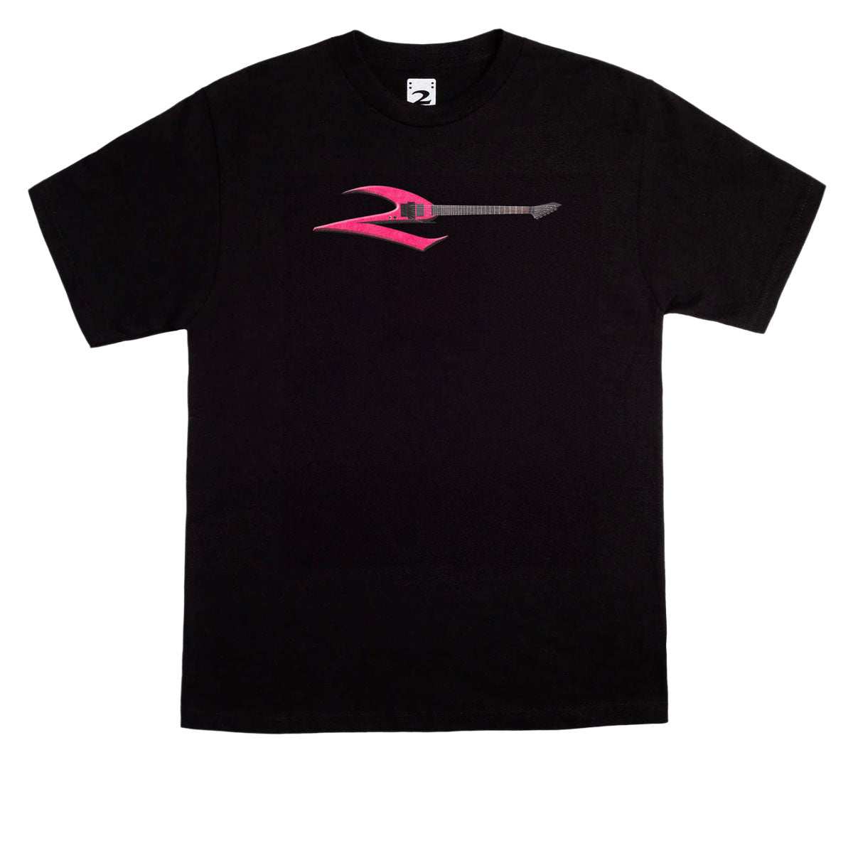 2 Riser Pads Guitar T-Shirt - Black image 1