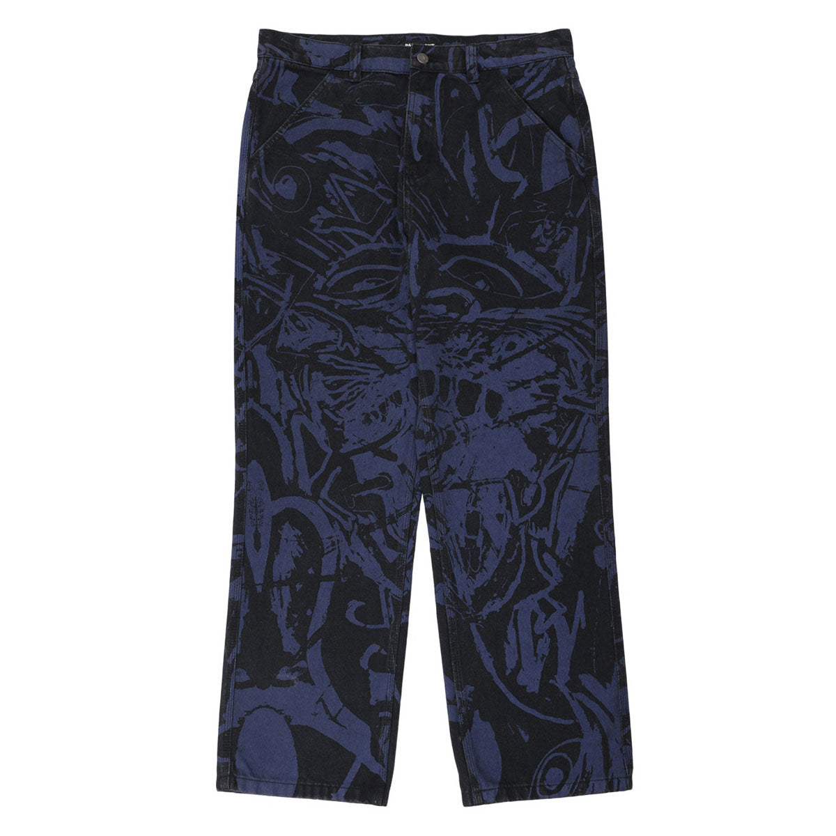 Passport Goes Around Workers Club Classic Jeans - Black/Navy image 1