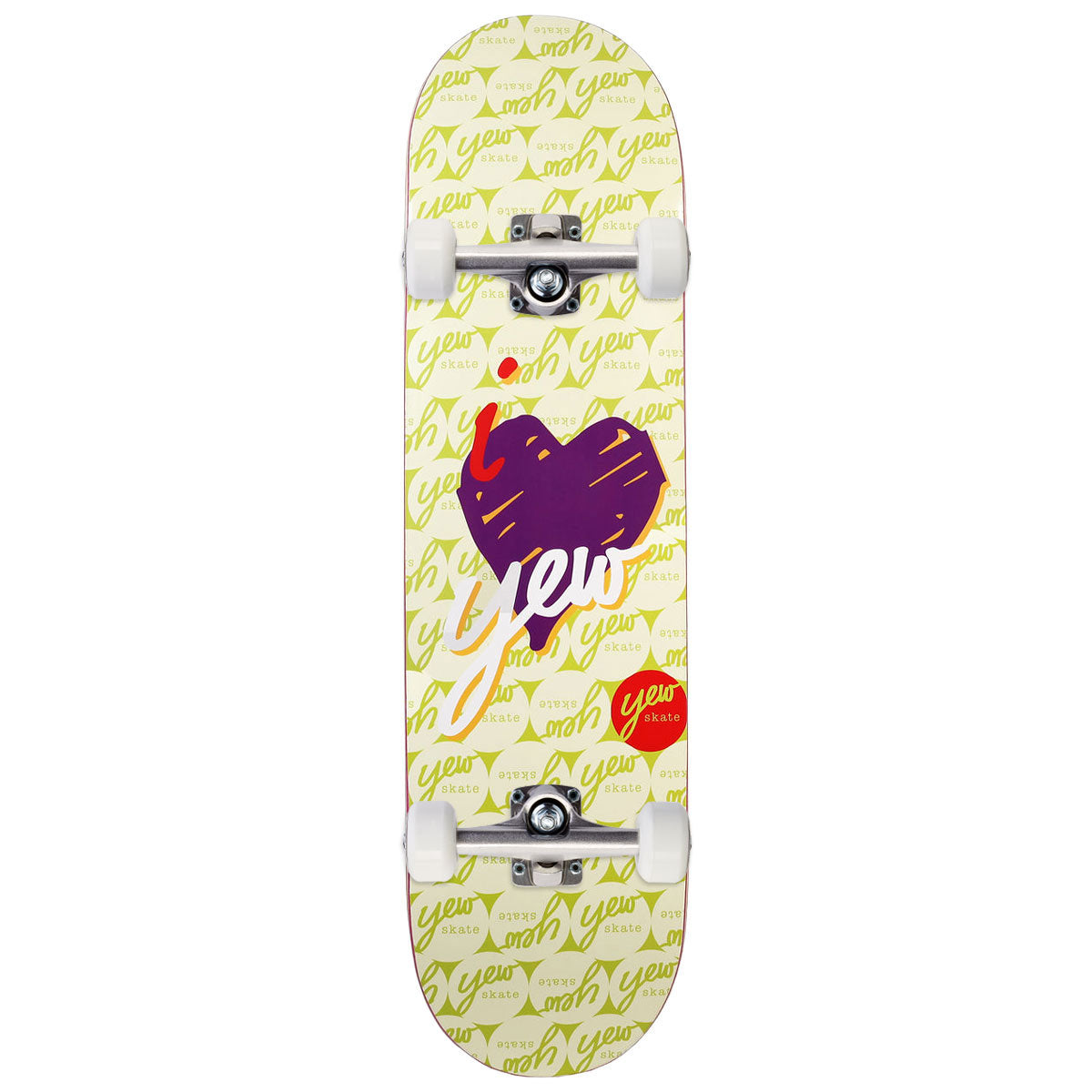 Yew I Love Yew Skateboard Complete - Green - 8.25