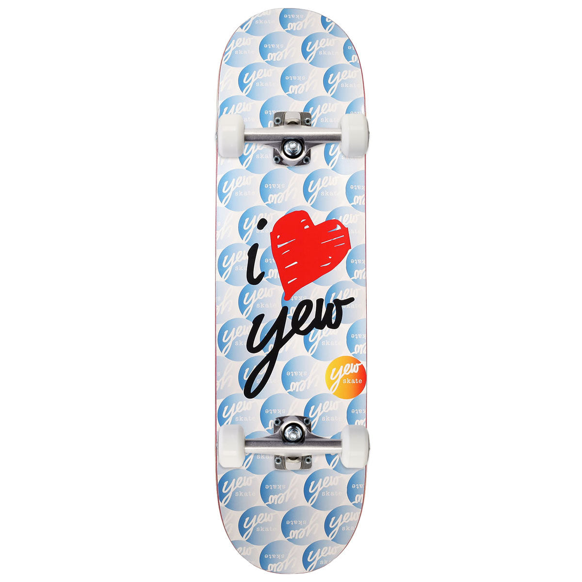 Yew I Love Yew Skateboard Complete - Blue - 8.50