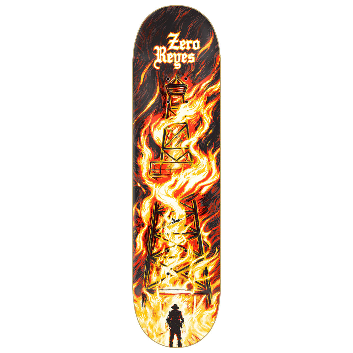 Zero Reyes There Will Be Blood Skateboard Deck - 8.50