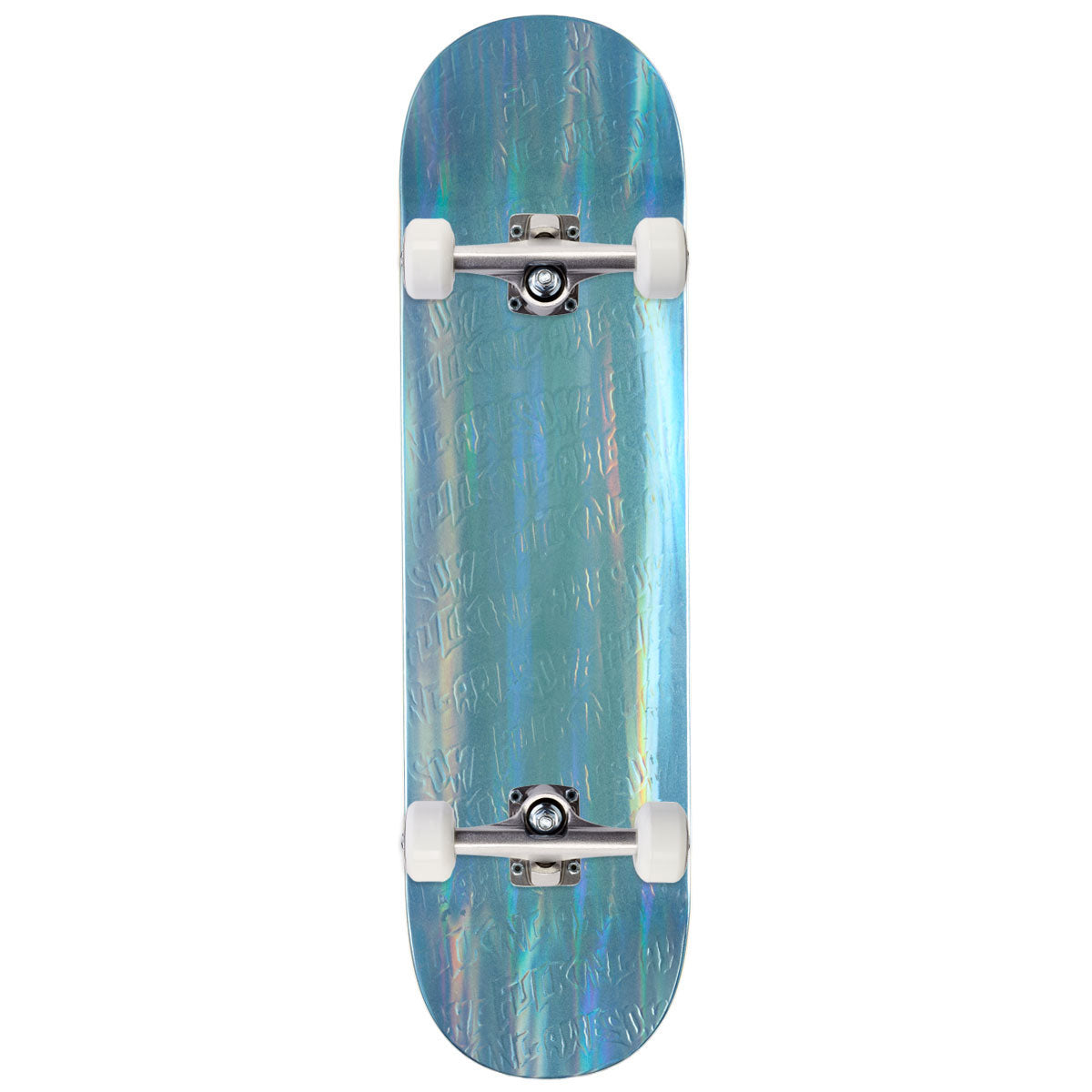 Fucking Awesome Embossed Color Skateboard Complete - Gamma Ray Blue - 8.25