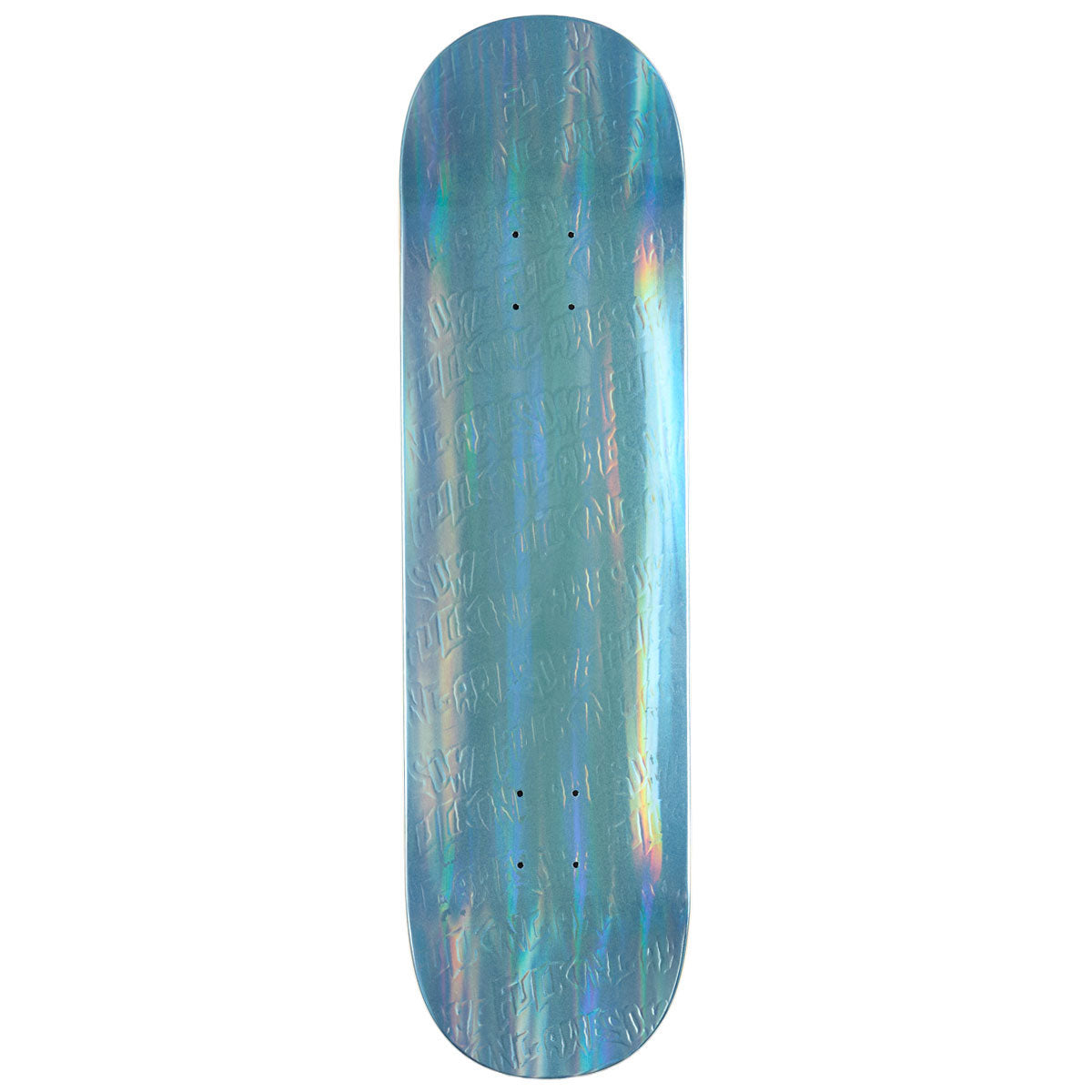 Fucking Awesome Embossed Color Skateboard Deck - Gamma Ray Blue - 8.38