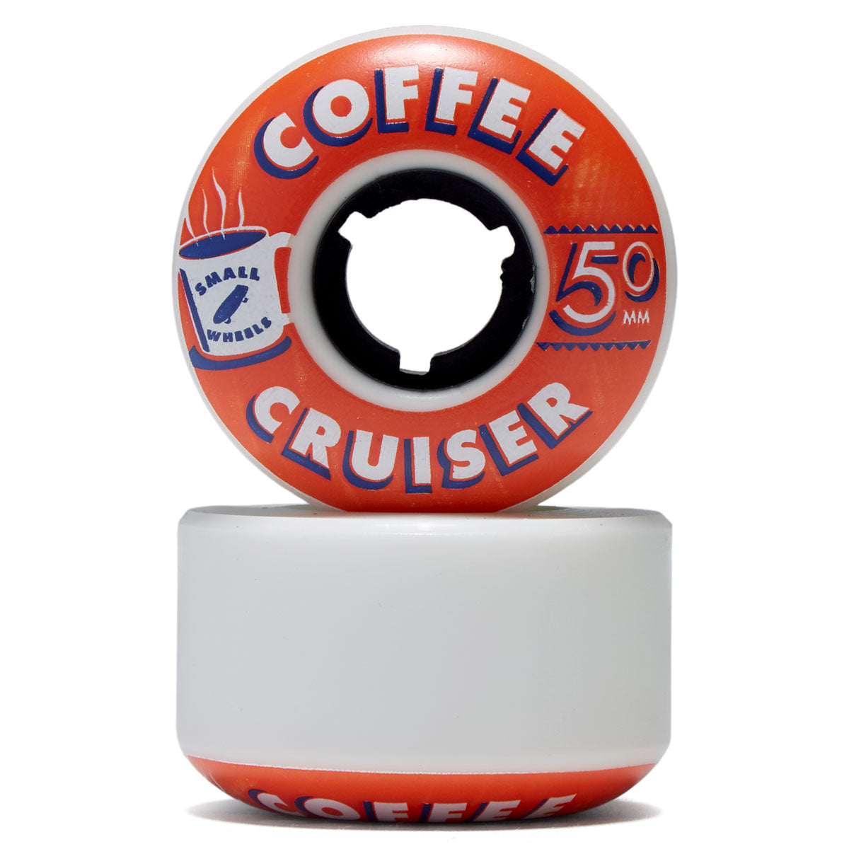 SML Coffee Cruiser 78a Skateboard Wheels - Ruby Red - 50mm image 2