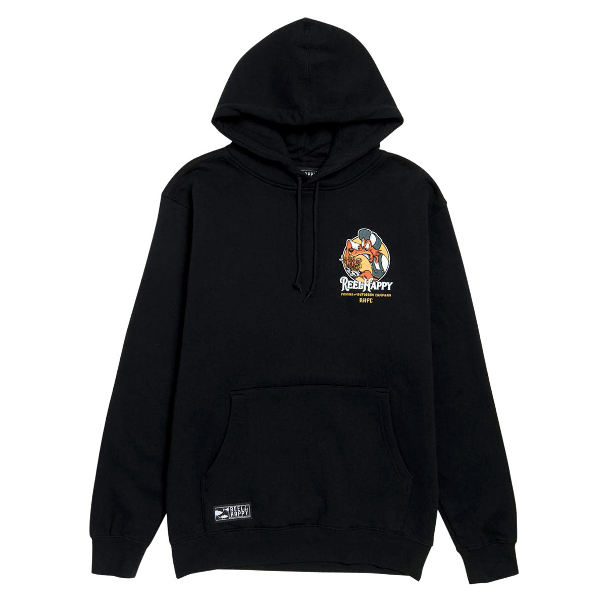 Reel Happy Birds Nest Hoodie - Black image 2