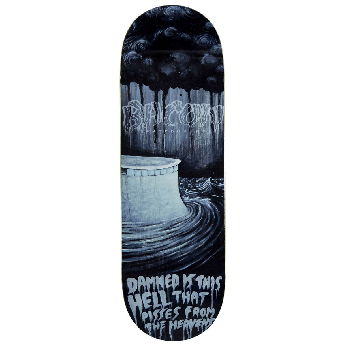 Bacon Rainy Hell Skateboard Deck - 10.00