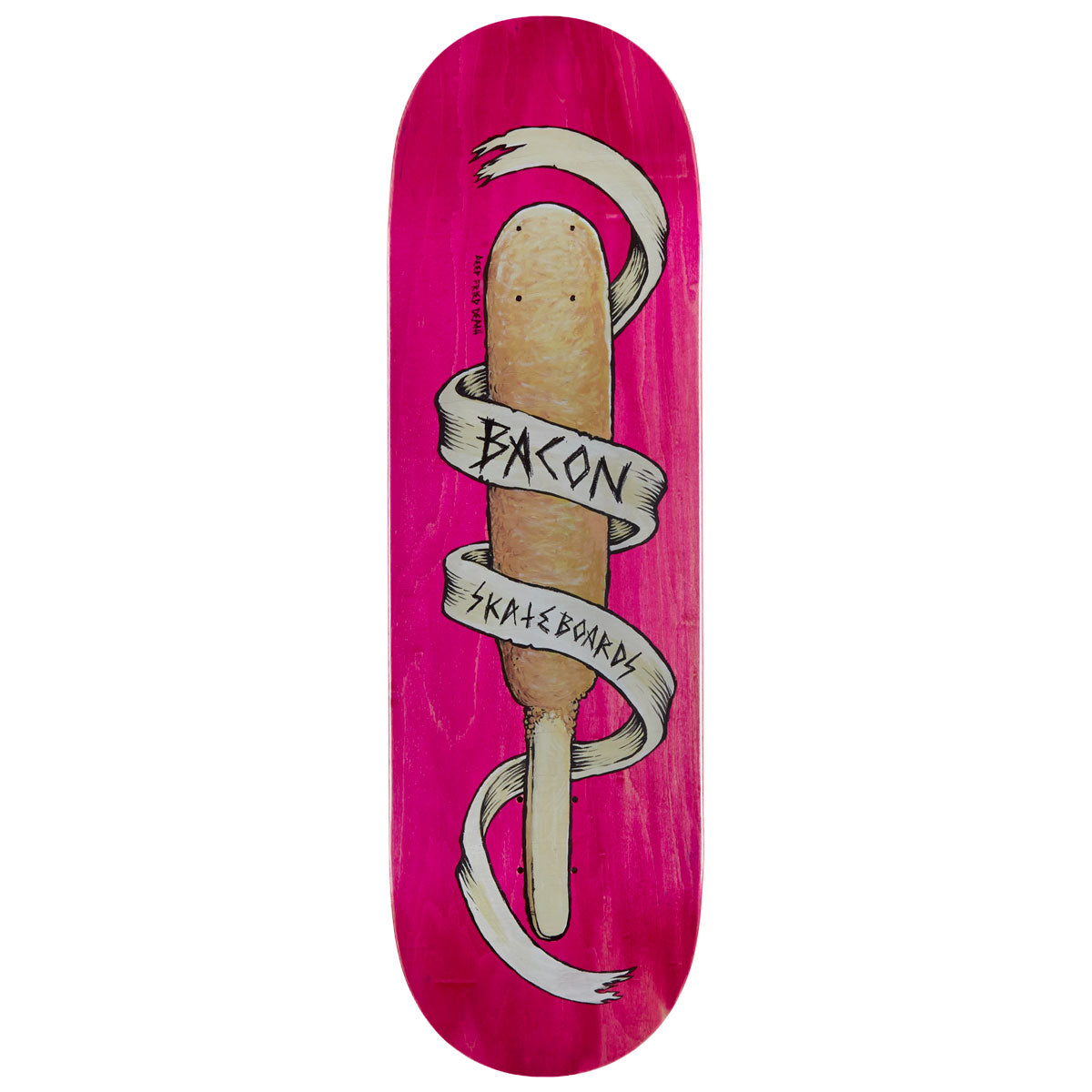 Bacon Deep Fried Death Skateboard Deck - 9.50