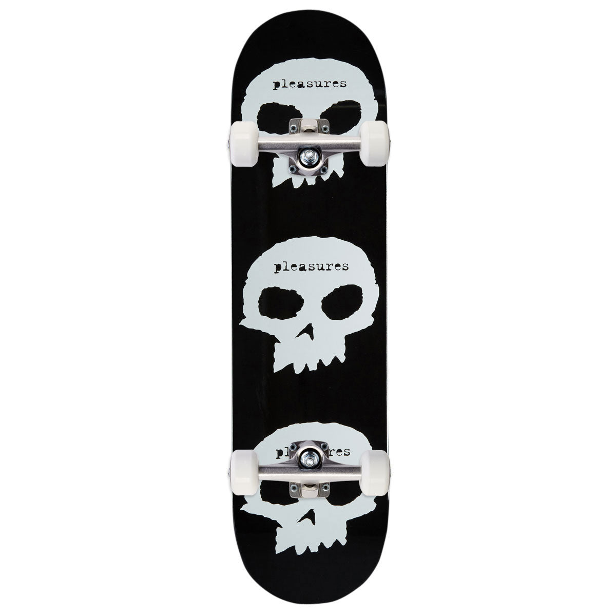 Zero x Pleasures Skulls Skateboard Complete - 8.50
