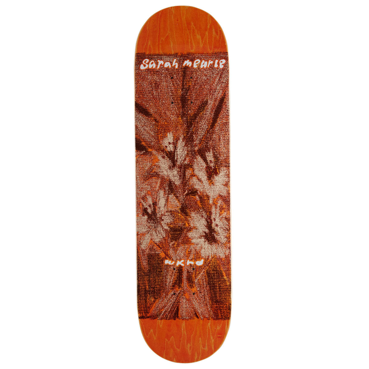 WKND Posy Sarah Meurle WB Skateboard Deck - Orange - 8.125