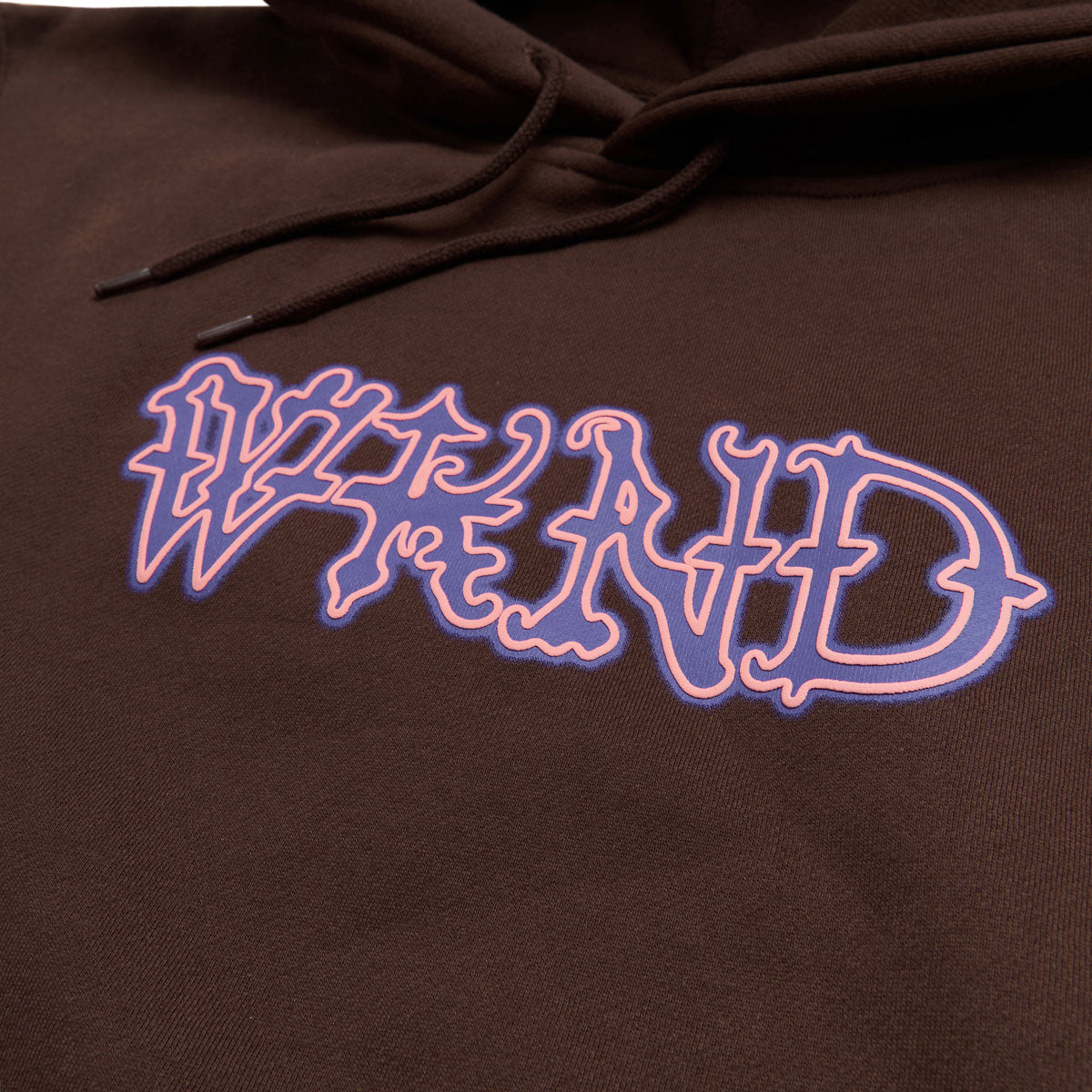 WKND Huldra Script Hoodie - Brown image 3