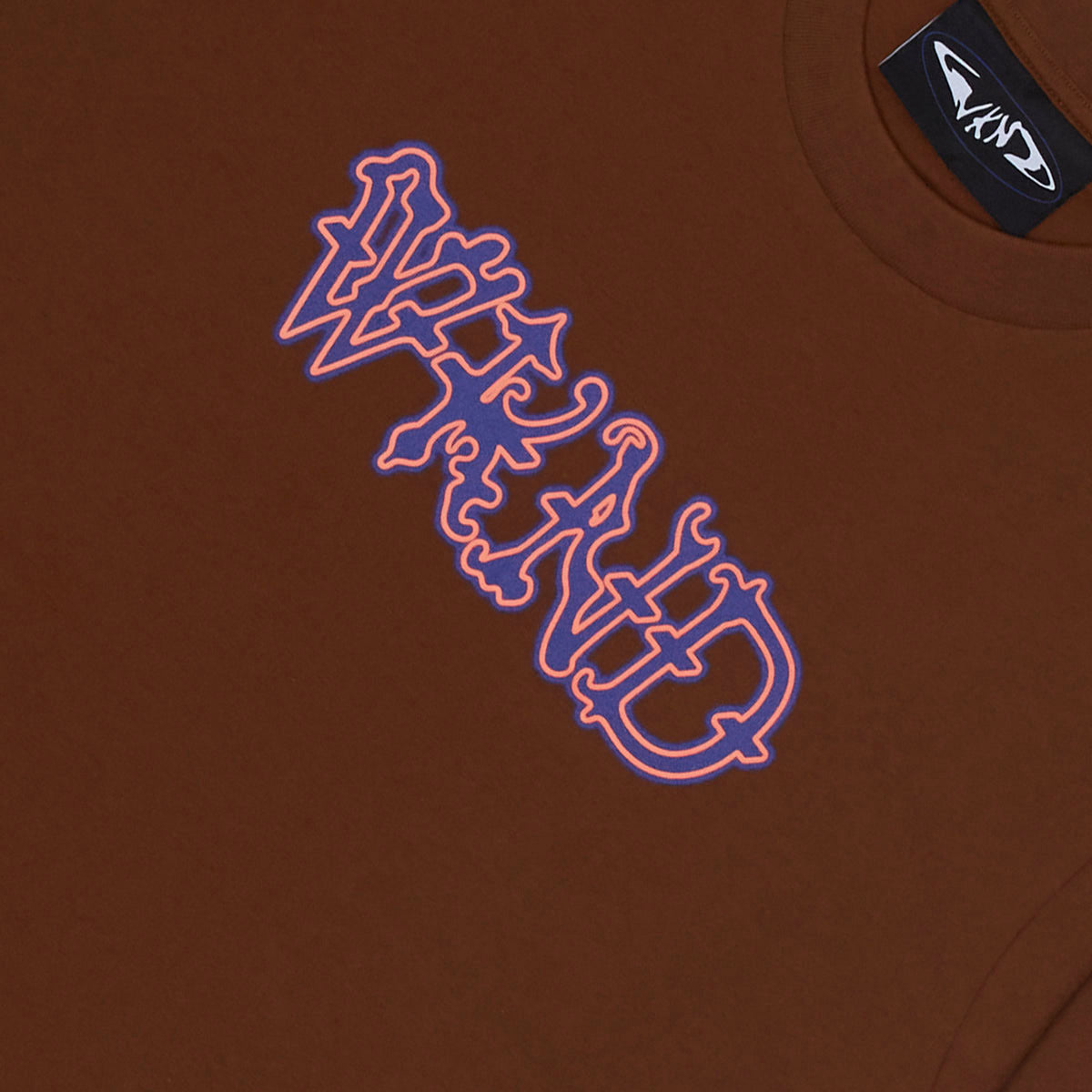 WKND Huldra Script T-Shirt - Brown image 3