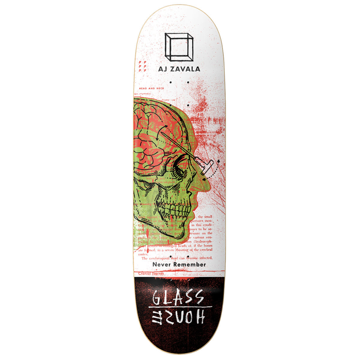 Glass House Zavala Lobotomy II Skateboard Deck - Assorted Veneers - 8.50