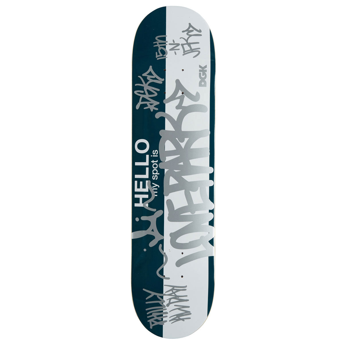 DGK Hello Love Park Skateboard Deck - Green - 8.25
